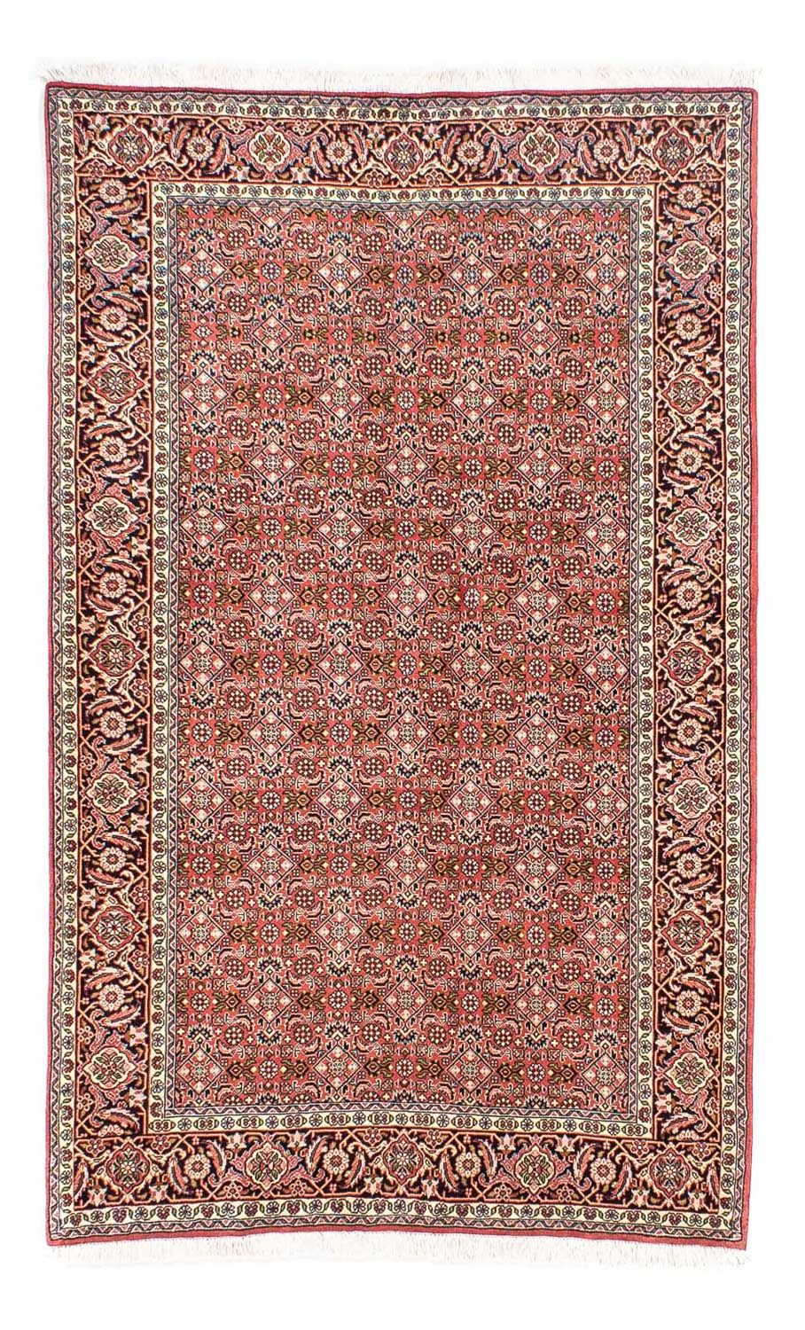Tapis persan - Bidjar - 215 x 136 cm - rouge clair