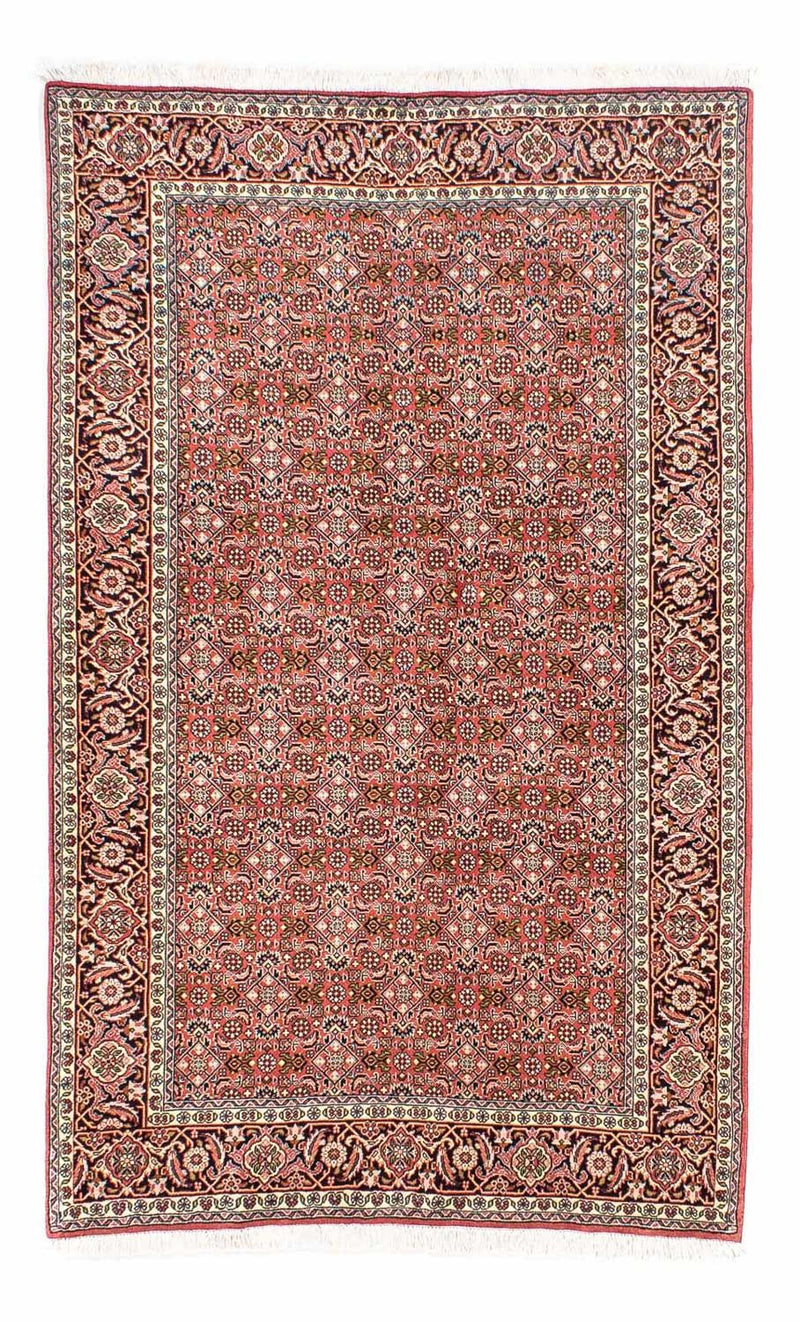 Tapis persan - Bidjar - 215 x 136 cm - rouge clair