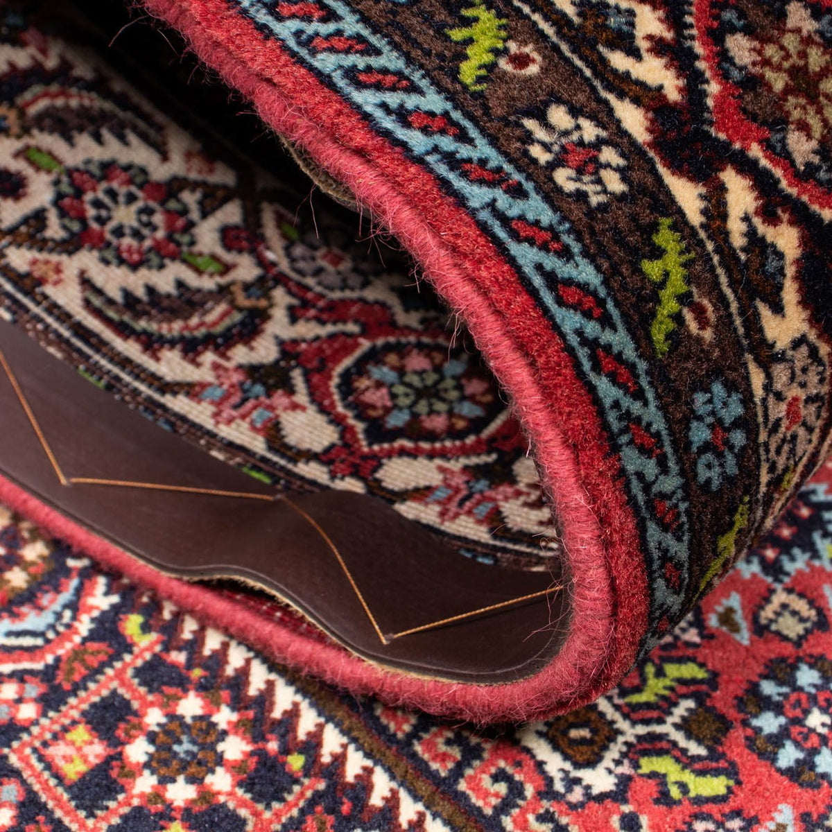 Tapis persan - Bidjar - 225 x 141 cm - rouge