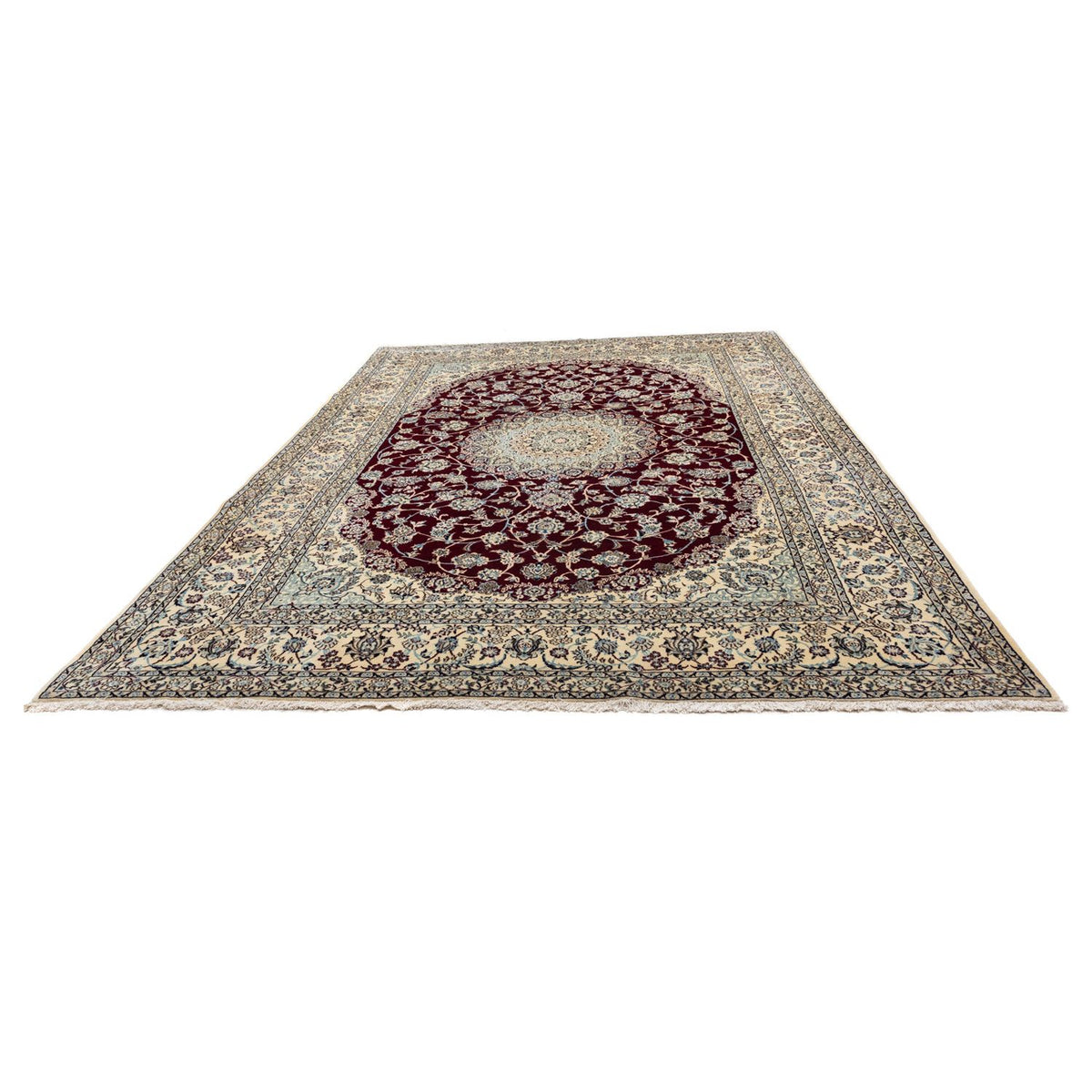 Tapis persan - Nain - Royal - 355 x 248 cm - noir
