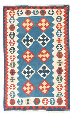 Tapis Kelim - Oriental - 177 x 117 cm - bleu