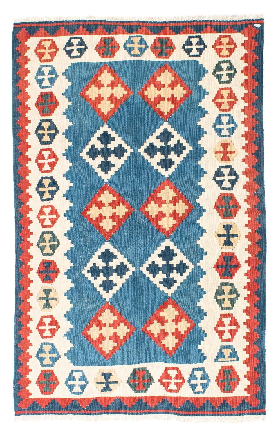 Tapis Kelim - Oriental - 177 x 117 cm - bleu