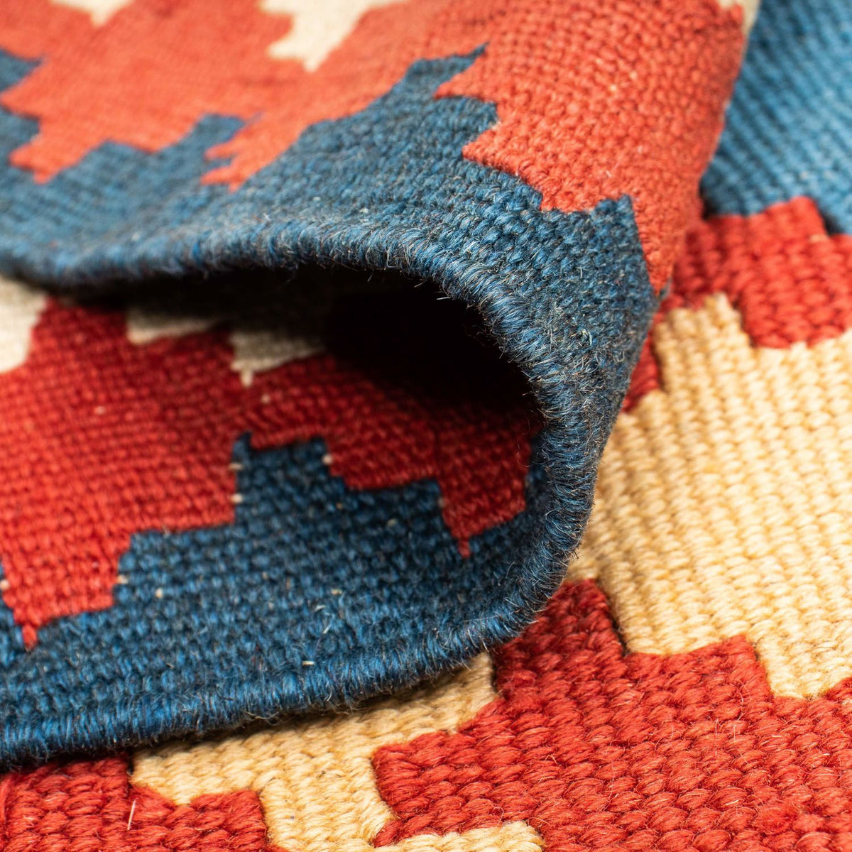 Tapis Kelim - Oriental - 177 x 117 cm - bleu