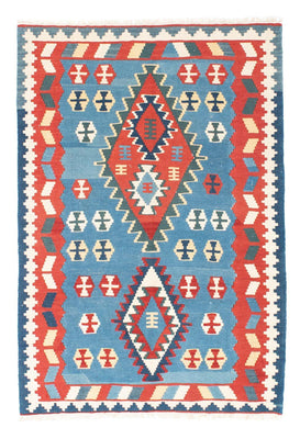Tapis Kelim - Oriental - 173 x 118 cm - bleu