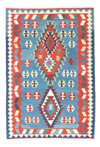 Tapis Kelim - Oriental - 173 x 118 cm - bleu