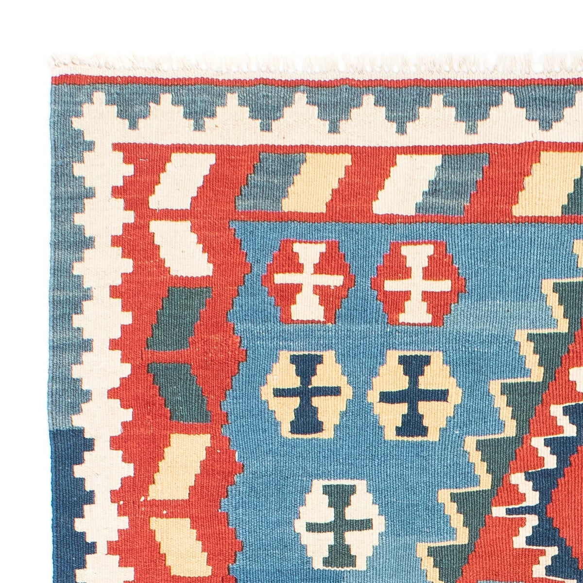 Tapis Kelim - Oriental - 173 x 118 cm - bleu