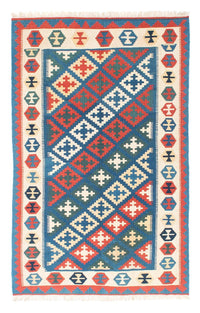 Tapis Kelim - Oriental - 185 x 112 cm - bleu