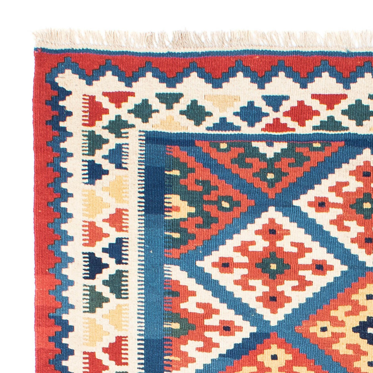 Tapis Kelim - Oriental - 182 x 122 cm - bleu