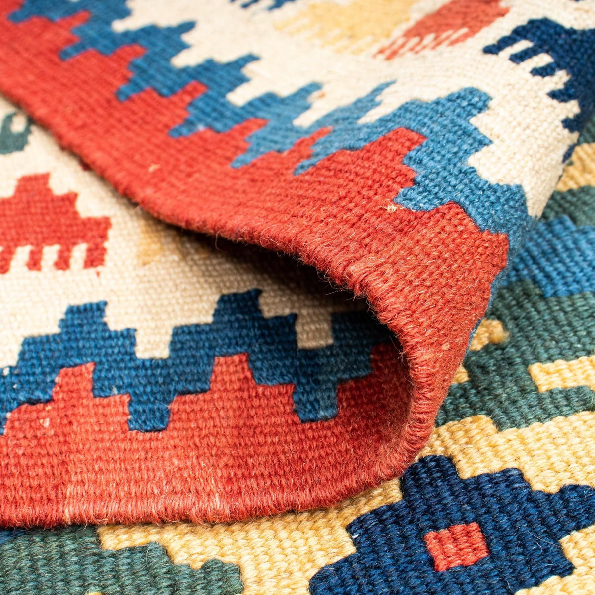 Tapis Kelim - Oriental - 182 x 122 cm - bleu