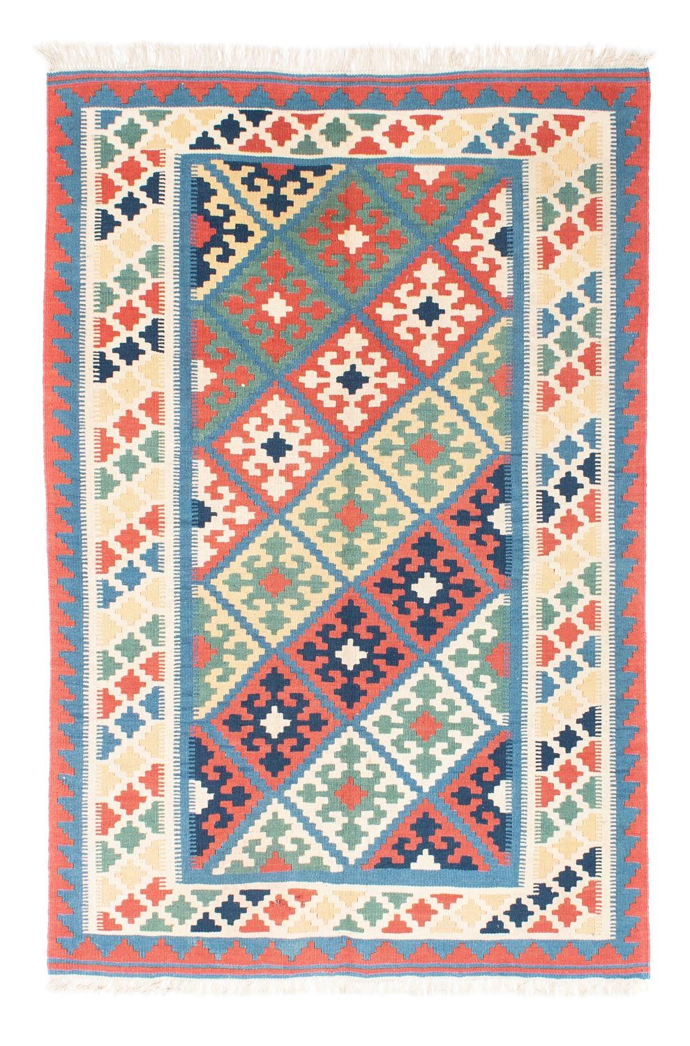 Tapis Kelim - Oriental - 173 x 130 cm - bleu