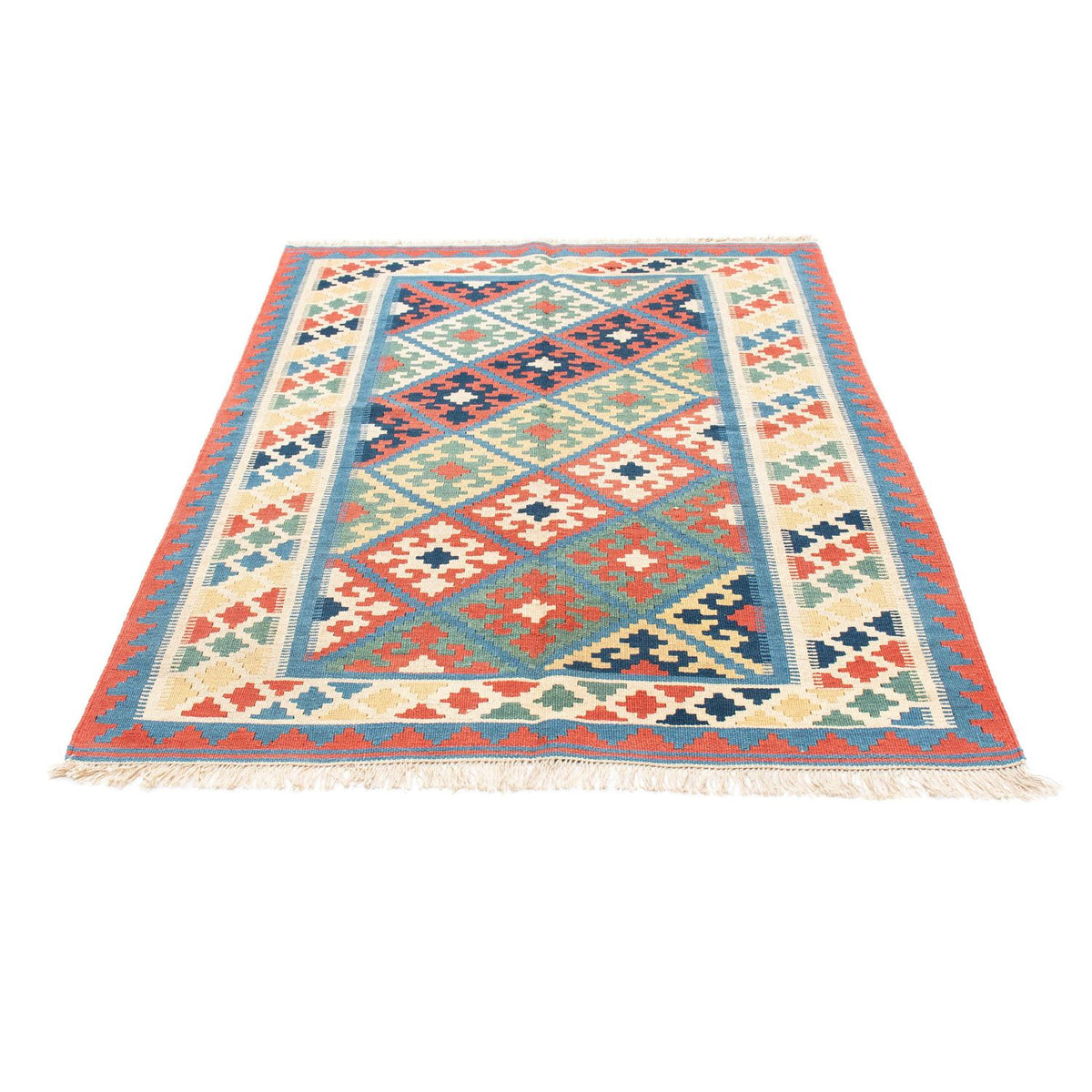 Tapis Kelim - Oriental - 173 x 130 cm - bleu