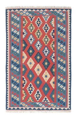 Tapis Kelim - Oriental - 177 x 117 cm - bleu