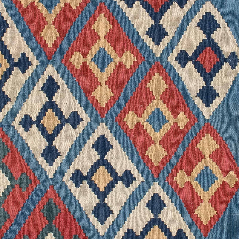 Tapis Kelim - Oriental - 183 x 123 cm - bleu