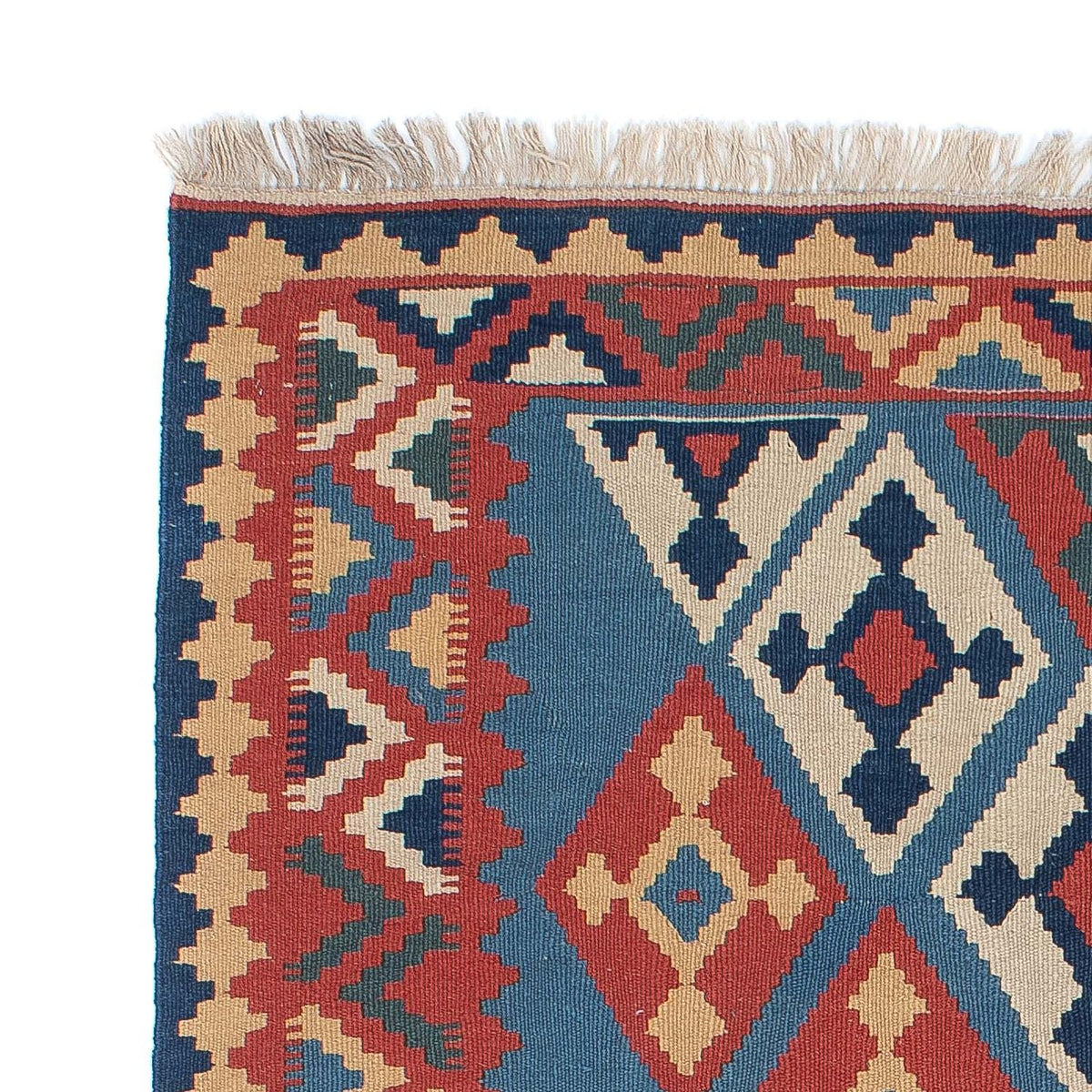 Tapis Kelim - Oriental - 183 x 123 cm - bleu