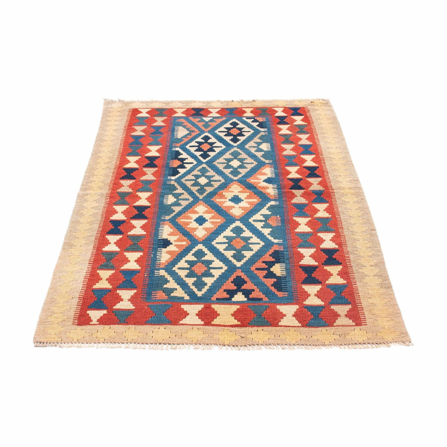 Tapis Kelim - Oriental - 152 x 100 cm - bleu