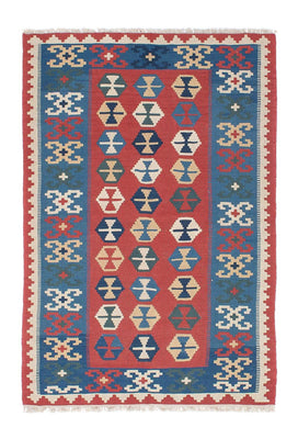 Tapis Kelim - Oriental - 167 x 113 cm - bleu