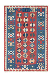 Tapis Kelim - Oriental - 167 x 113 cm - bleu