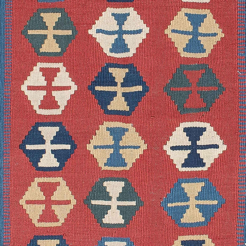 Tapis Kelim - Oriental - 167 x 113 cm - bleu