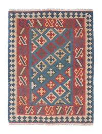 Tapis Kelim - Oriental - 178 x 128 cm - bleu