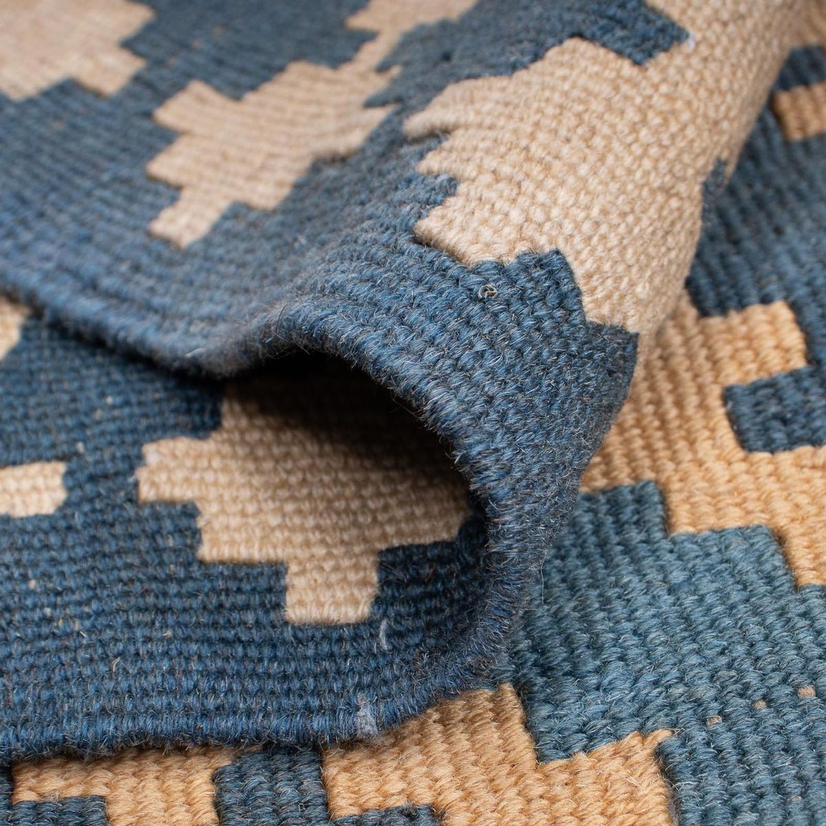 Tapis Kelim - Oriental - 178 x 128 cm - bleu