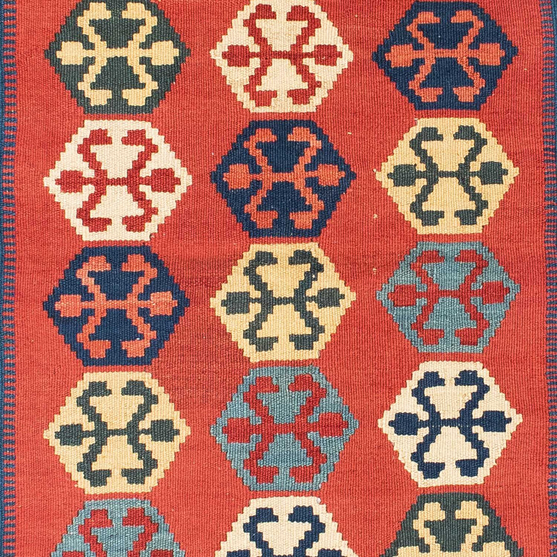 Tapis Kelim - Oriental - 152 x 106 cm - rouge