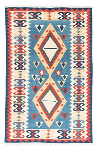 Tapis Kelim - Oriental - 183 x 116 cm - turquoise