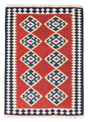 Tapis Kelim - Oriental - 148 x 108 cm - rouge
