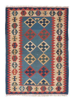 Tapis Kelim - Oriental - 171 x 118 cm - bleu