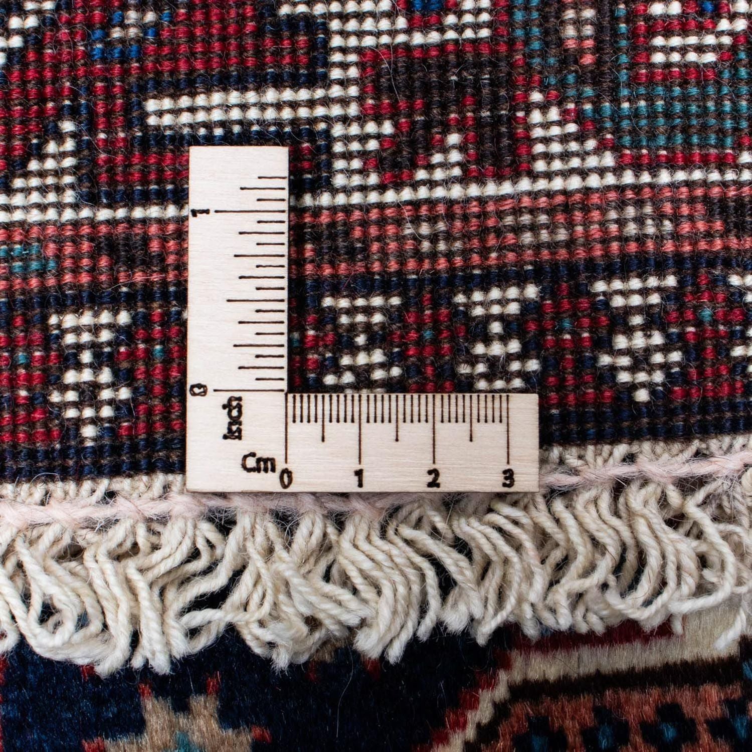 Tapis de couloir Tapis persan - Nomadic - 373 x 80 cm - rouge foncé