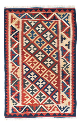 Tapis Kelim - Oriental - 160 x 112 cm - rouge
