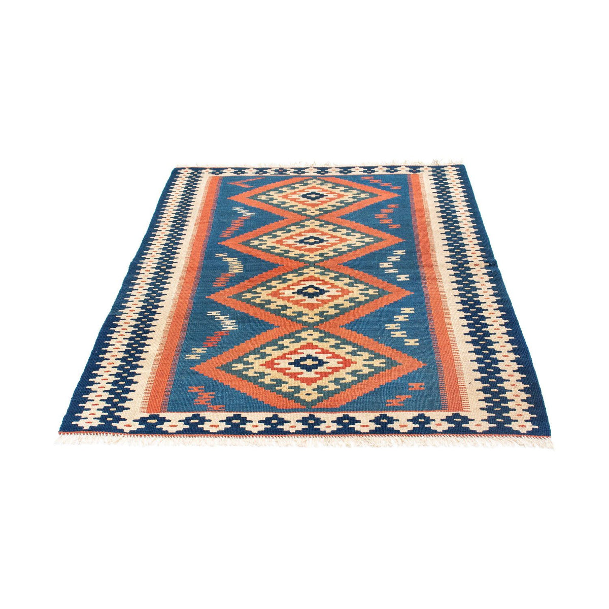 Tapis Kelim - Oriental - 143 x 108 cm - bleu