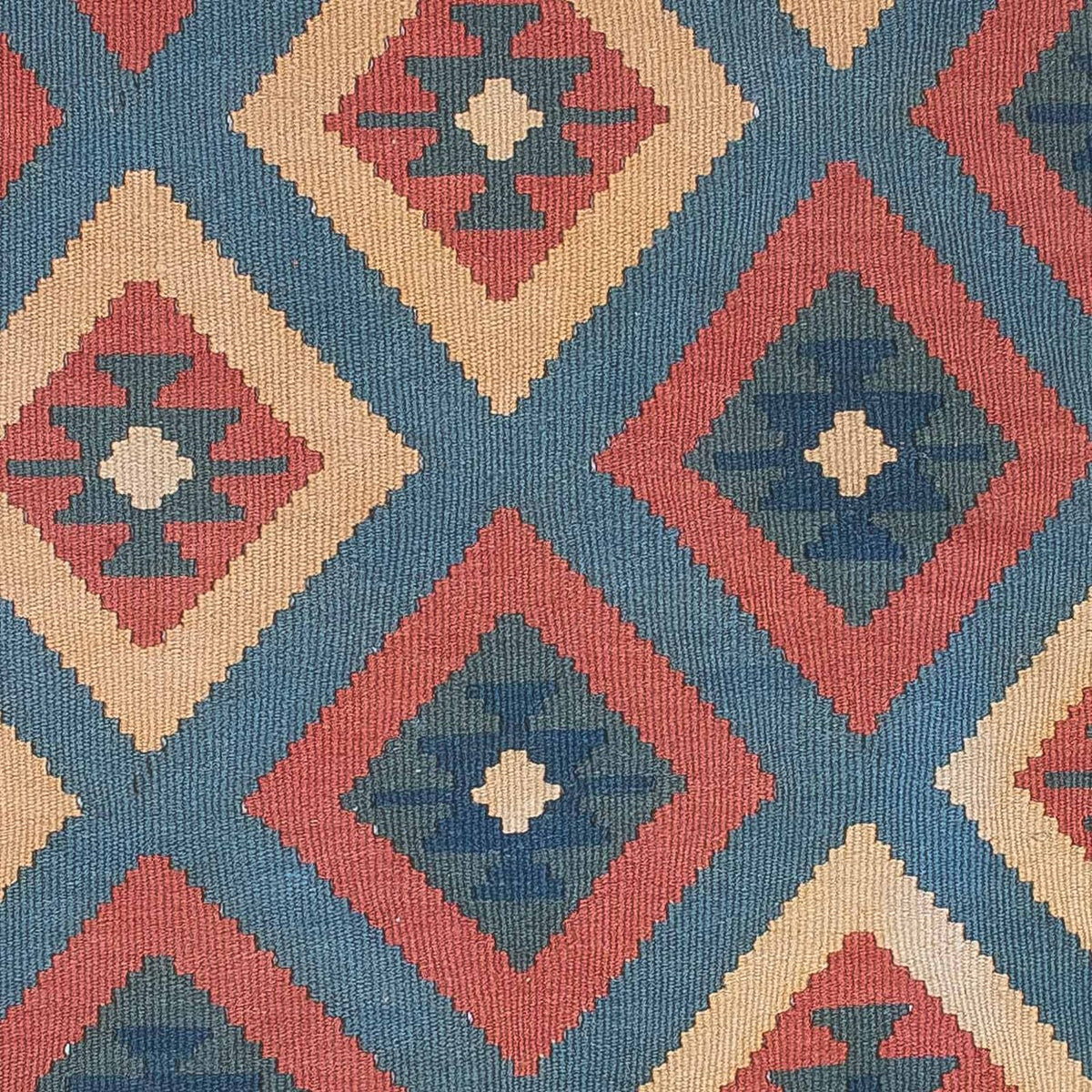 Tapis Kelim - Oriental - 172 x 125 cm - bleu