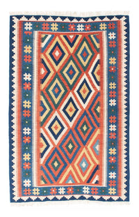 Tapis Kelim - Oriental - 163 x 103 cm - rouille
