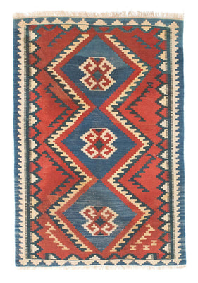 Tapis Kelim - Oriental - 156 x 98 cm - rouille