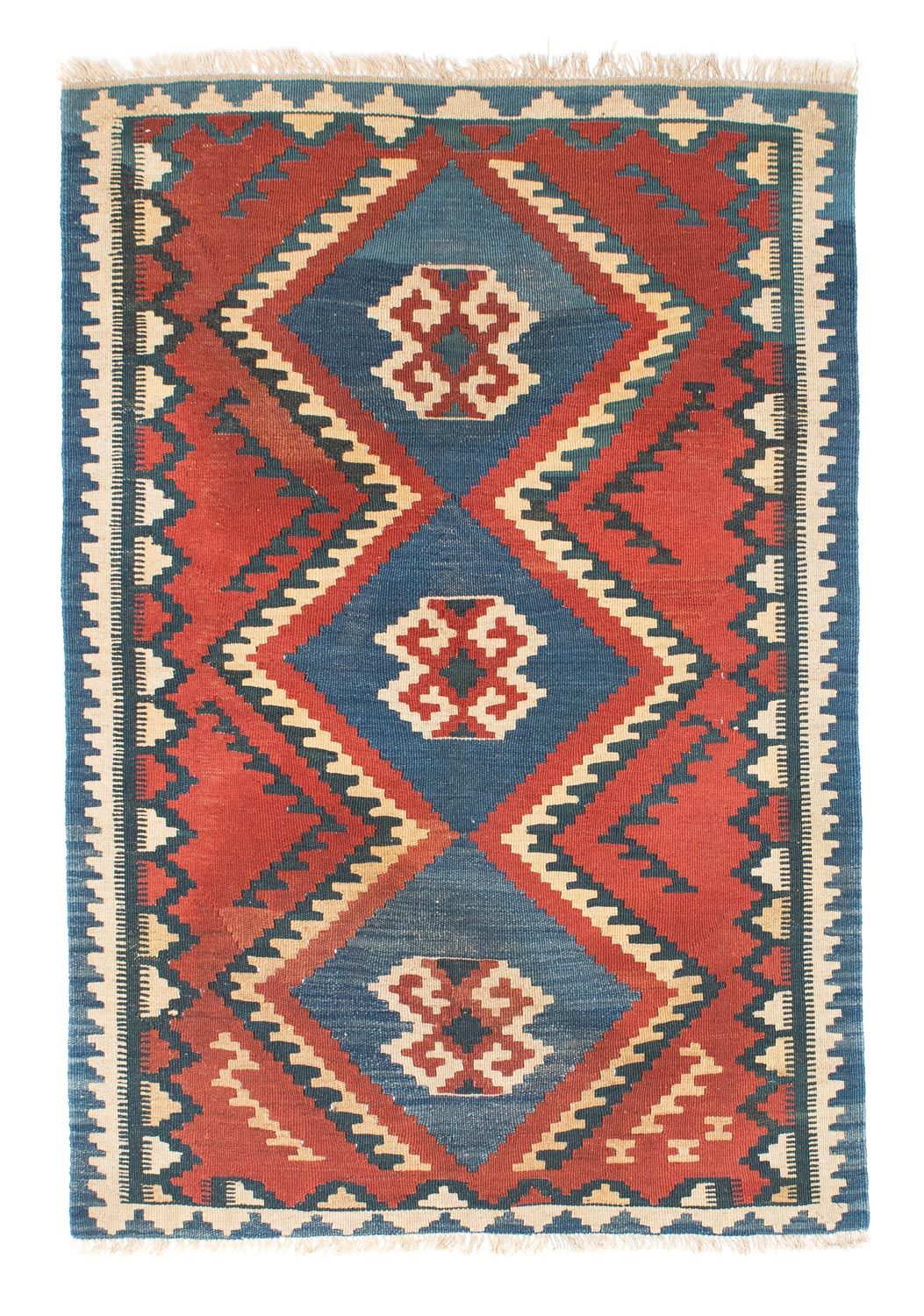 Tapis Kelim - Oriental - 156 x 98 cm - rouille