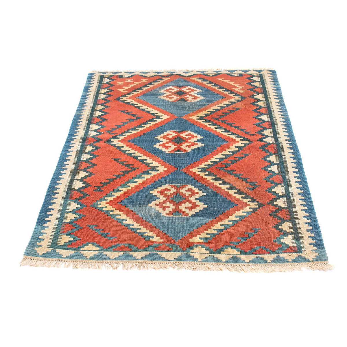 Tapis Kelim - Oriental - 156 x 98 cm - rouille