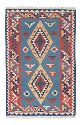 Tapis Kelim - Oriental - 183 x 121 cm - bleu