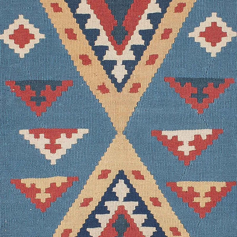 Tapis Kelim - Oriental - 183 x 121 cm - bleu
