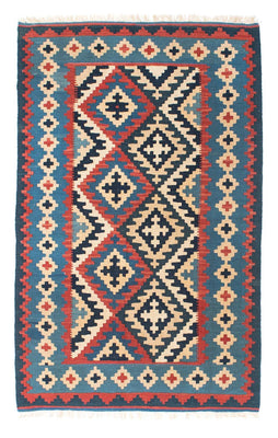 Tapis Kelim - Oriental - 160 x 103 cm - bleu