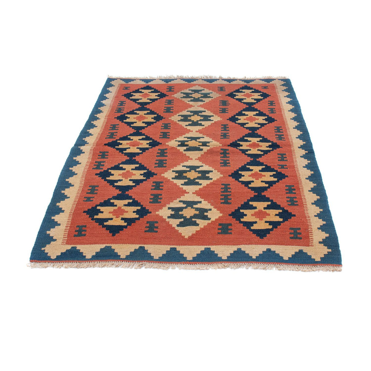 Tapis Kelim - Oriental - 150 x 108 cm - rouille