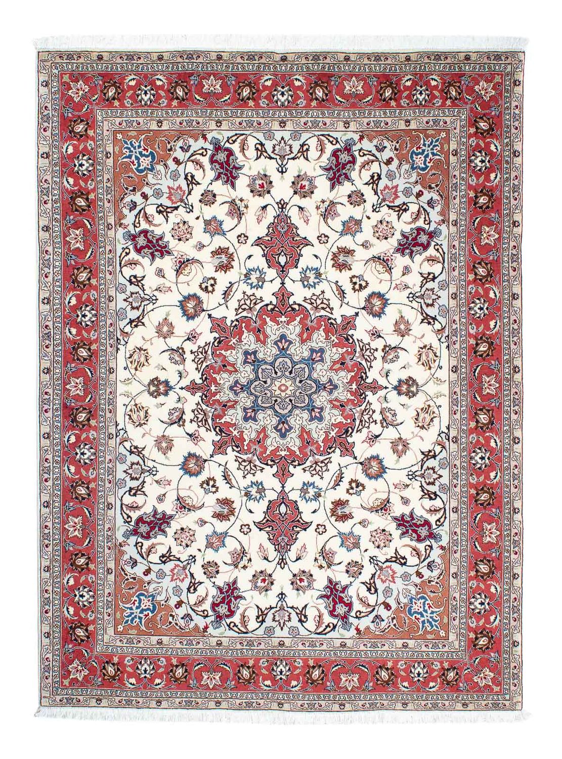 Tapis persan - Tabriz - Royal - 204 x 151 cm - beige