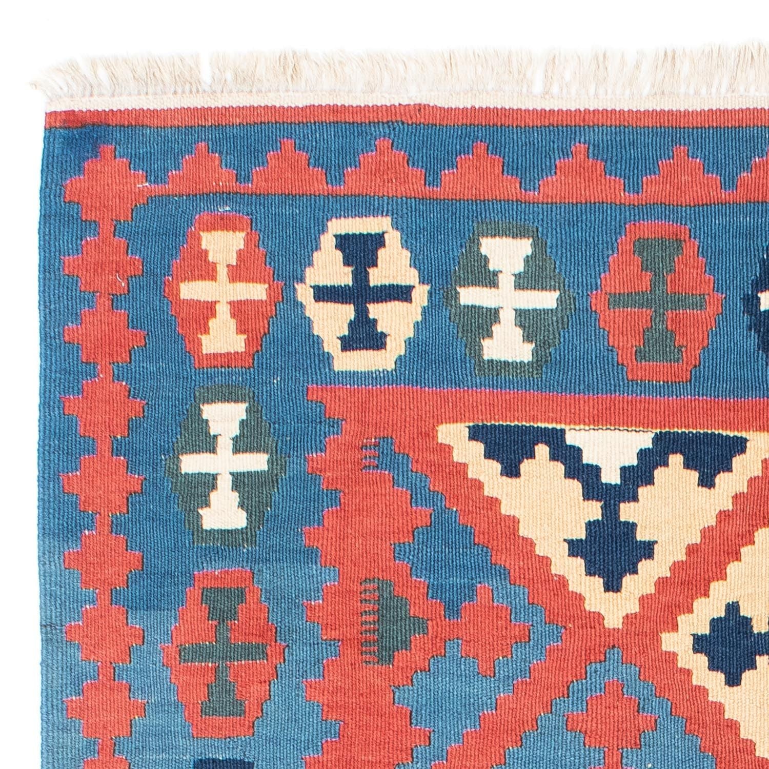 Tapis Kelim - Oriental - 173 x 125 cm - rouge