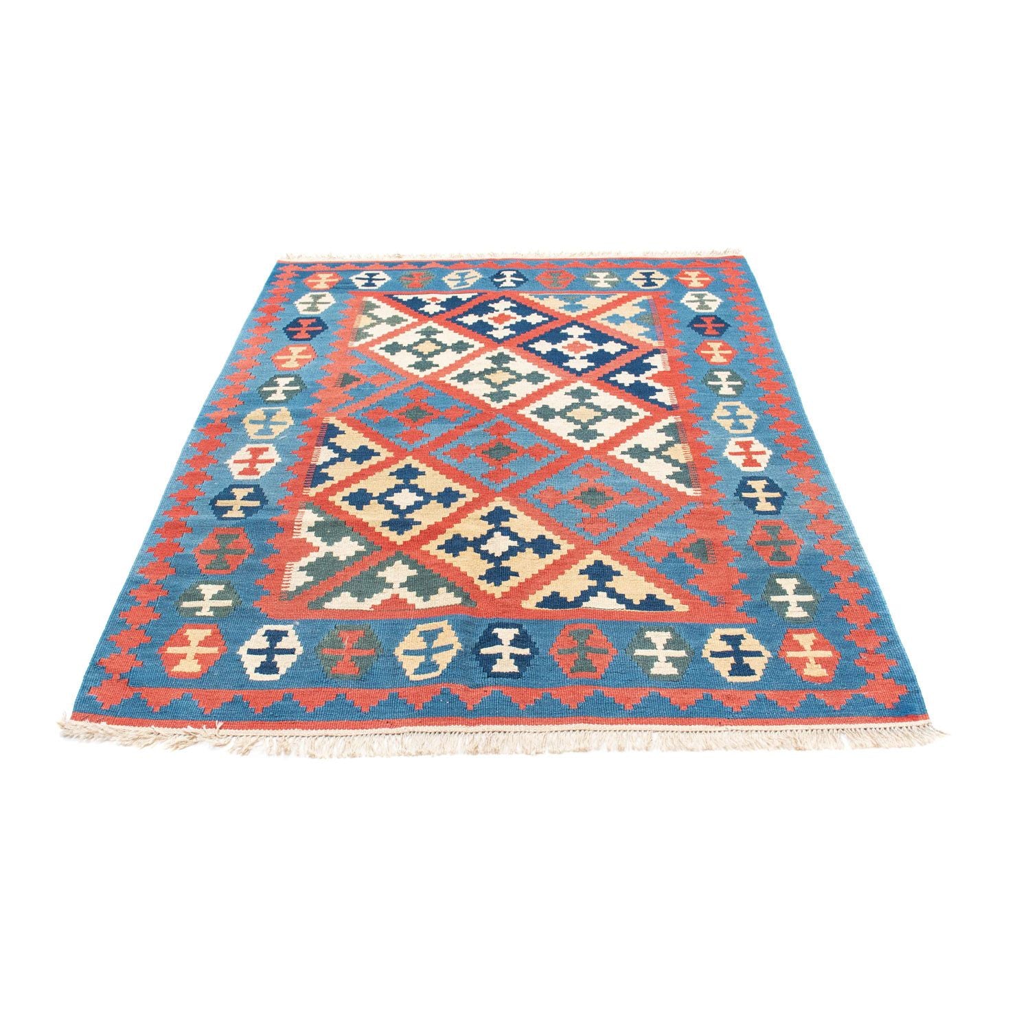 Tapis Kelim - Oriental - 173 x 125 cm - rouge