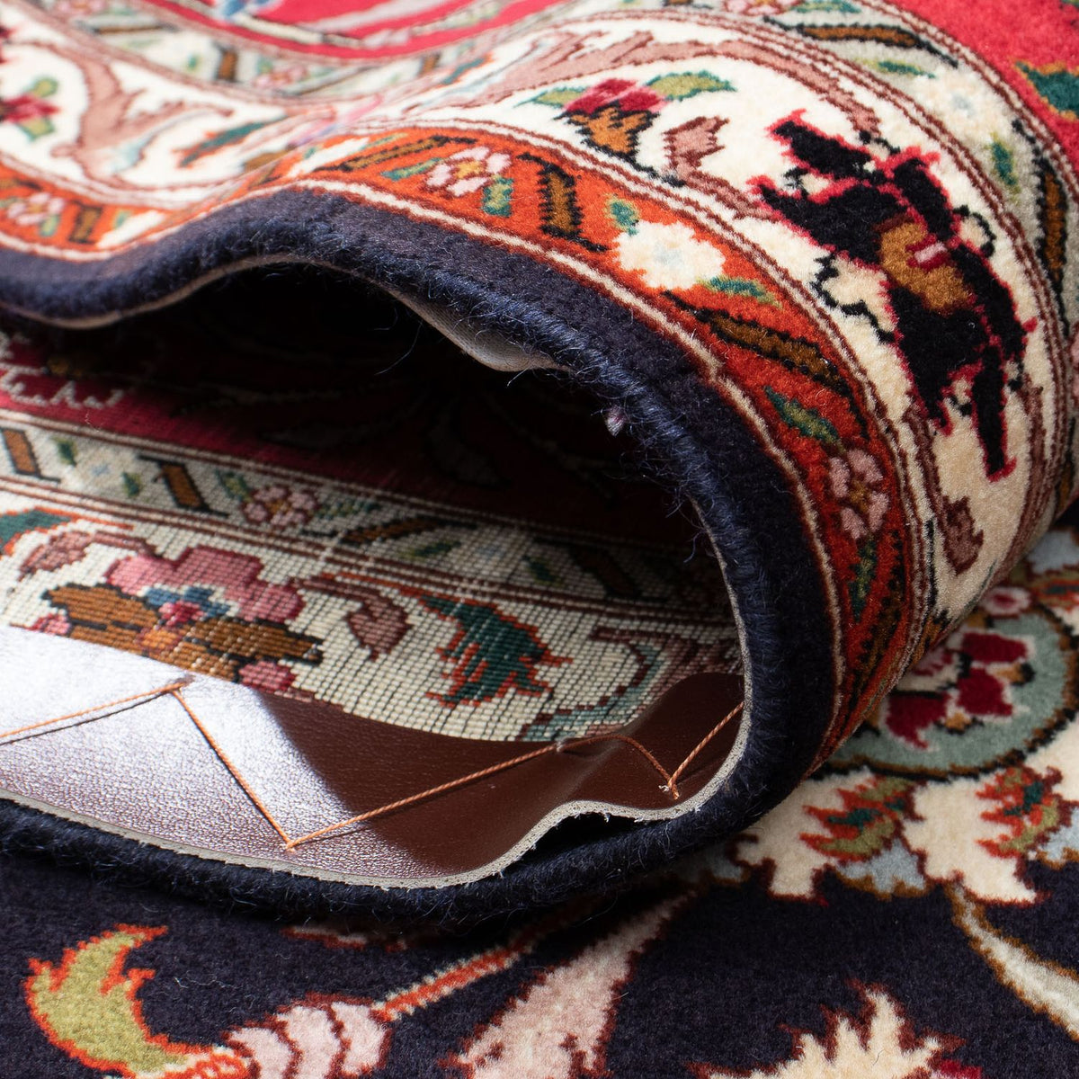 Tapis persan - Tabriz - Royal - 301 x 250 cm - bleu foncé