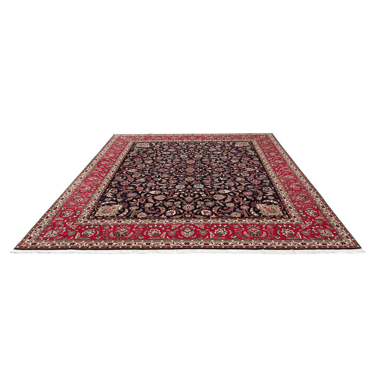 Tapis persan - Tabriz - Royal - 301 x 250 cm - bleu foncé