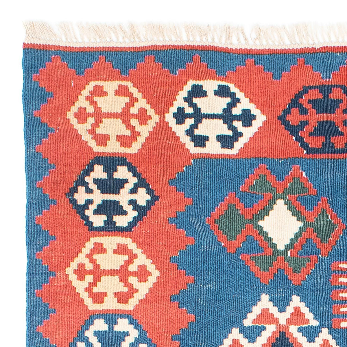 Tapis Kelim - Oriental - 177 x 116 cm - bleu