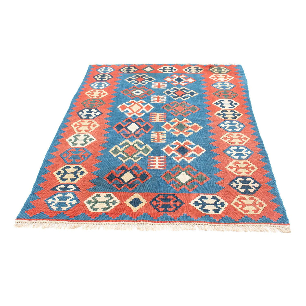 Tapis Kelim - Oriental - 177 x 116 cm - bleu