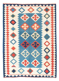 Tapis Kelim - Oriental - 168 x 122 cm - bleu