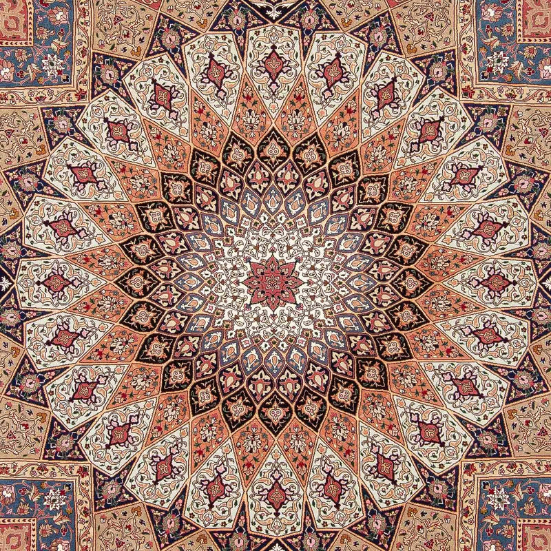 Tapis persan - Tabriz - Royal - 298 x 254 cm - multicolore