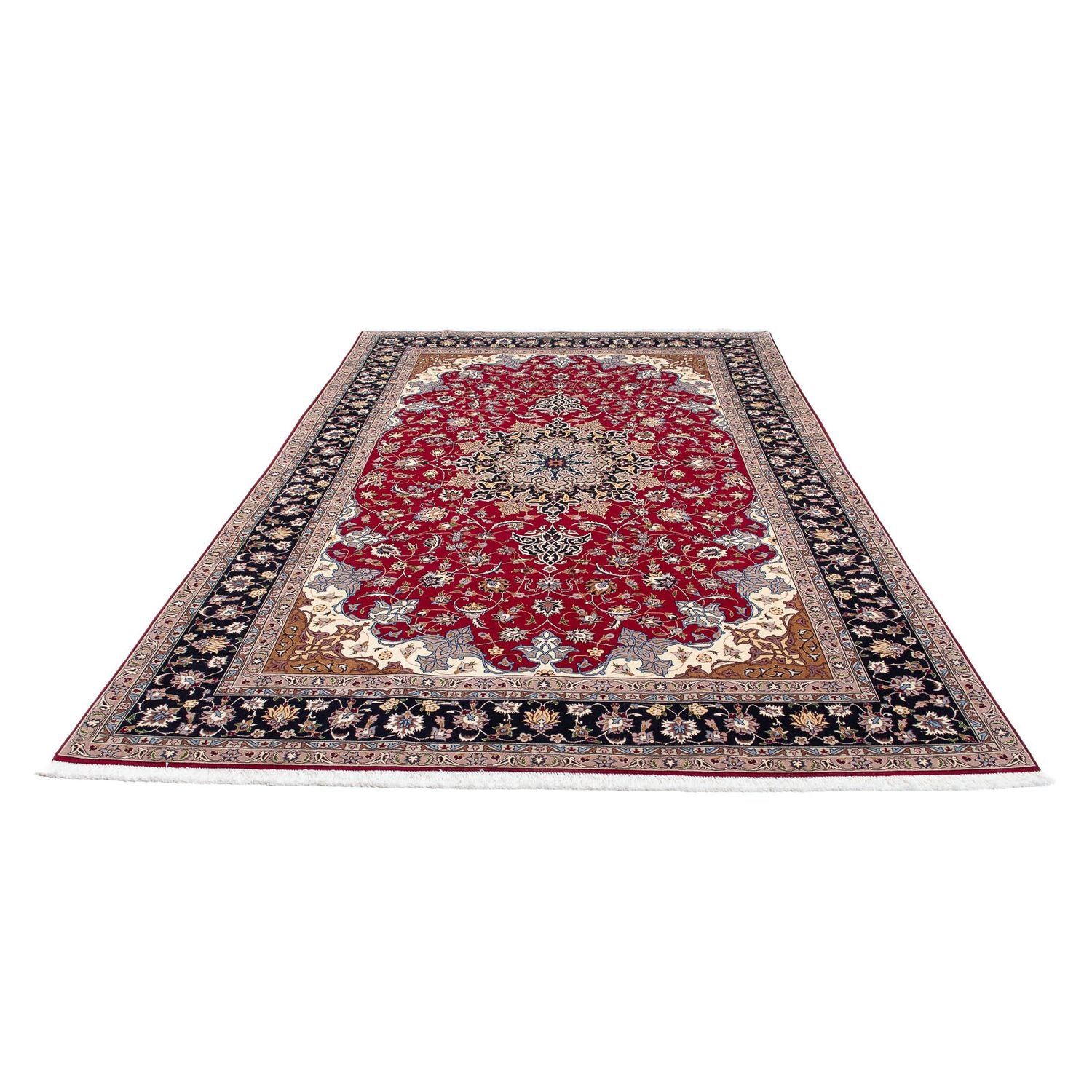 Tapis persan - Tabriz - Royal - 302 x 198 cm - rouge